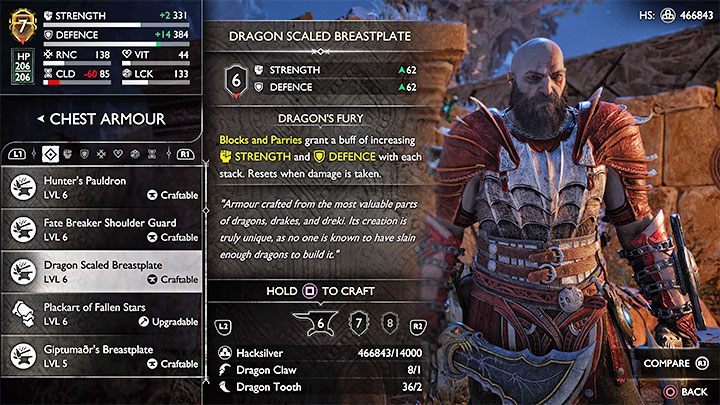 Sposób odblokowania: Stwórz zestaw Pancerza ze Smoczej Łuski - God of War Ragnarok: Trofea / Osiągnięcia - lista wszystkich, poradnik trofeowy - God of War Ragnarok - poradnik do gry