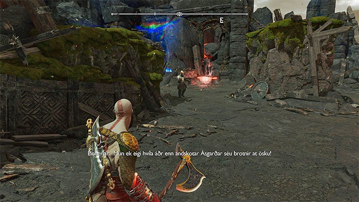 Znacznik tej aktywności pojawi się na mapie w fazie endgame, tzn - God of War Ragnarok: Płonące klify (Burning Cliffs), Muspelheim - sekrety, znajdźki - God of War Ragnarok - poradnik do gry
