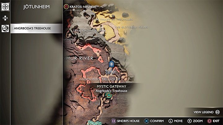 Krainę gigantów Jotunheim po raz pierwszy odwiedziliście w grze grając jako Atreus - miało to miejsce w głównym zadaniu Zaginione sanktuarium - God of War Ragnarok: Dom Angrbody (Angrbodas Treehouse), Jotunheim - sekrety, znajdźki - God of War Ragnarok - poradnik do gry