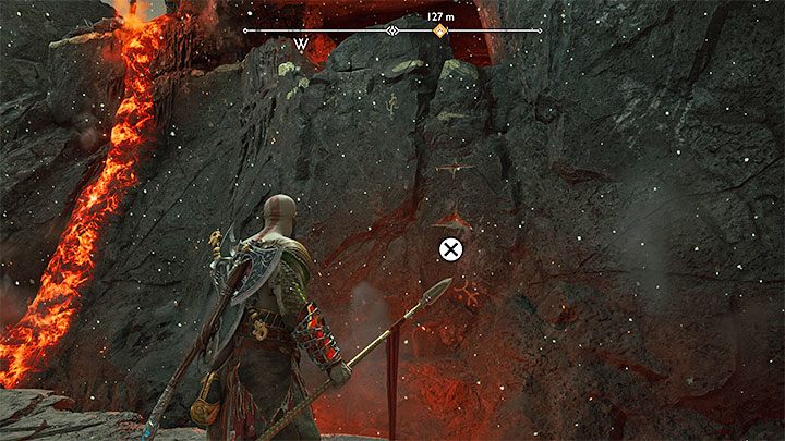 Wyruszcie z powrotem w stronę mistycznej bramy z regionu Płonące Klify, przy której rozpoczęliście aktualną wizytę w Muspelheimie - God of War Ragnarok: Przywołanie (The Summoning) - solucja, opis przejścia - God of War Ragnarok - poradnik do gry
