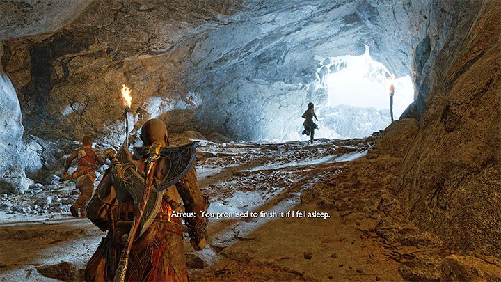 Przełączycie się na Kratosa i musicie iść za przyjaciółką Atreusa - God of War Ragnarok: Wojujące światy (The Realms at War) - solucja, opis przejścia - God of War Ragnarok - poradnik do gry