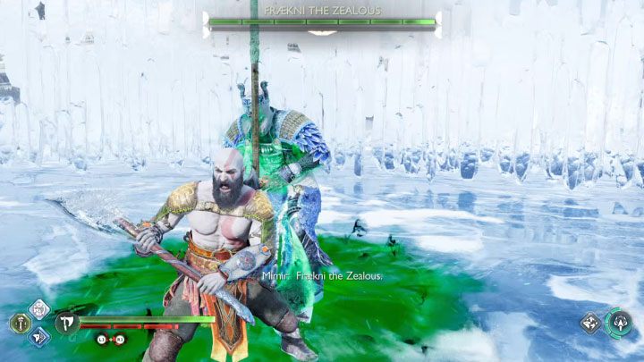 Wszystkie walki z berserkami rozgrywa się na małych zamkniętych arenach - God of War Ragnarok: Jak pokonać berserka Fraekni Gorliwa (Fraekni the Zealous)? - God of War Ragnarok - poradnik do gry