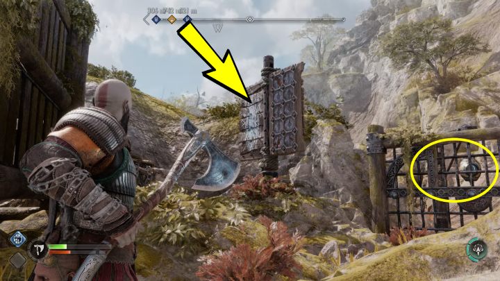 Na zachodniej części wyspy ukryty jest kolejny dzwon - God of War Ragnarok: Wyspa Alberyka (Alberich Island), Svartalfheim - sekrety, znajdźki - God of War Ragnarok - poradnik do gry