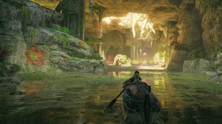 Szukajcie okazji żeby skręcić w lewo (na wschód), dzięki czemu dotrzecie do regionu Zasnute przejście (The Veiled Passage) - God of War Ragnarok: Sumienie dla zmarłych (Conscience for the Dead) - solucja, opis przejścia - God of War Ragnarok - poradnik do gry