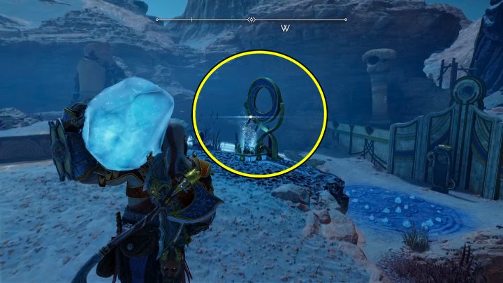 Usuńcie wazony zasłaniające przejście i podnieście kryształ - God of War Ragnarok: Dar Frejra (Freyrs Gift) - solucja, opis przejścia - God of War Ragnarok - poradnik do gry