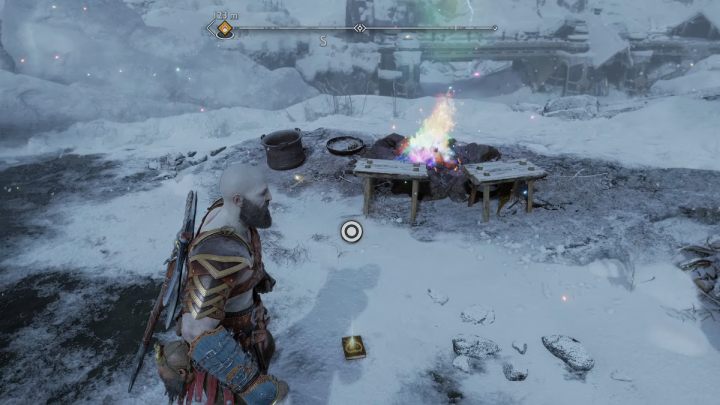 W regionie Wieczne ognisko (The Eternal Campfire) odnajdziecie książkę z przepisem (Recipe Book) - God of War Ragnarok: Poprzez światy (Across the Realms) - solucja, opis przejścia - God of War Ragnarok - poradnik do gry