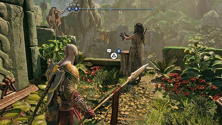 Pokonajcie potwory z południowej lokacji i użyjcie pieczęci do podpalenia zablokowanego przejścia - God of War Ragnarok: Niepokój Frei (Freyas Missing Peace) - solucja, opis przejścia - God of War Ragnarok - poradnik do gry