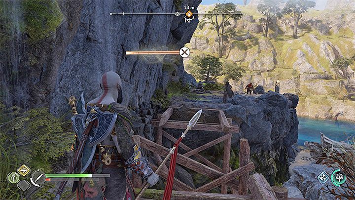 Kierujcie się w stronę wody - God of War Ragnarok: Odmienić los (Forging Destiny) - solucja, opis przejścia - God of War Ragnarok - poradnik do gry