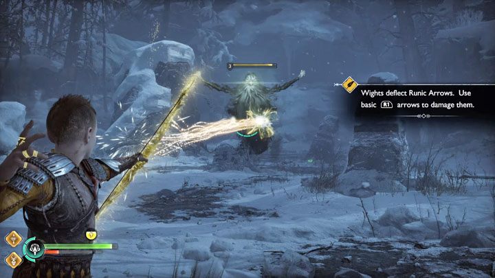 Na duchy nie możecie używać strzał runicznych - God of War Ragnarok: Jak pokonywać duchy (Wight)? - God of War Ragnarok - poradnik do gry