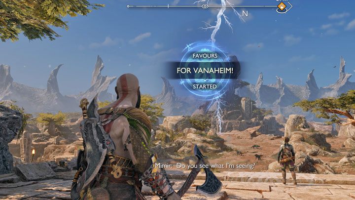 To poboczne zadanie rozpoczniecie automatycznie po dotarciu do Krateru - w oddali zauważycie smoka i dotarcie do legowiska tego mini-bossa to jeden z celów misji - God of War Ragnarok: Równiny (The Plains), Vanaheim - sekrety, znajdźki - God of War Ragnarok - poradnik do gry