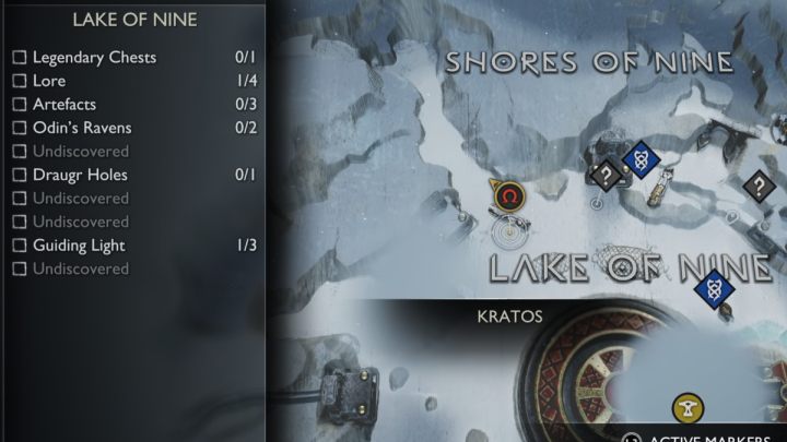 3 - God of War Ragnarok: Jezioro Dziewięciu (Lake of Nine), Midgard - serkety, znajdźki - God of War Ragnarok - poradnik do gry