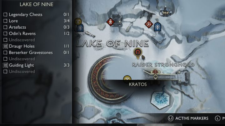 8 - God of War Ragnarok: Jezioro Dziewięciu (Lake of Nine), Midgard - serkety, znajdźki - God of War Ragnarok - poradnik do gry