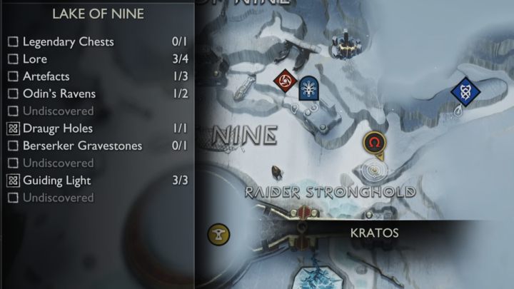 9 - God of War Ragnarok: Jezioro Dziewięciu (Lake of Nine), Midgard - serkety, znajdźki - God of War Ragnarok - poradnik do gry