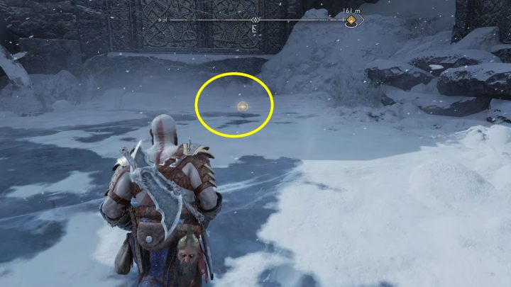 Skarb będzie dostępny po odnalezieniu mapy Podarunek wikinga (Vikings Gift), która znajduje się w Forcie łupieżców w Midgardzie - God of War Ragnarok: Jezioro Dziewięciu (Lake of Nine), Midgard - serkety, znajdźki - God of War Ragnarok - poradnik do gry