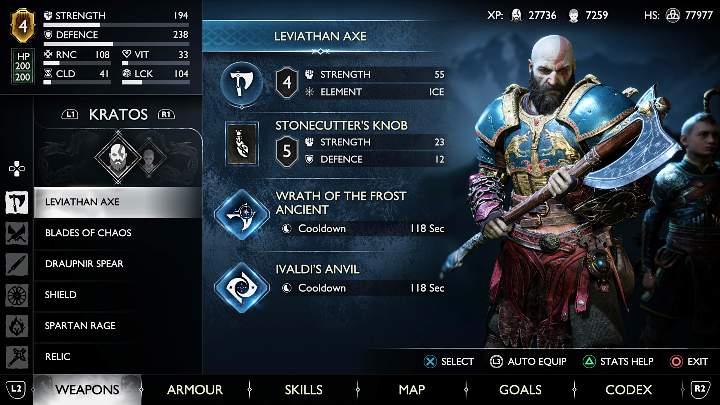 W Lewiatanie możecie osadzić dwa ataki runiczne - szybki oraz mocny - God of War Ragnarok: Bronie - God of War Ragnarok - poradnik do gry