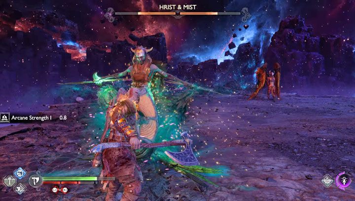Hrist i Mist mają szeroki wachlarz ataków - God of War Ragnarok: Jak pokonać walkirie Hrist i Mist? - God of War Ragnarok - poradnik do gry