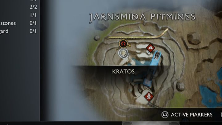 14 - God of War Ragnarok: Kopalnia Jarnsmida (Jarnsmida Pitmines), Svartalfheim - sekrety, znajdźki - God of War Ragnarok - poradnik do gry