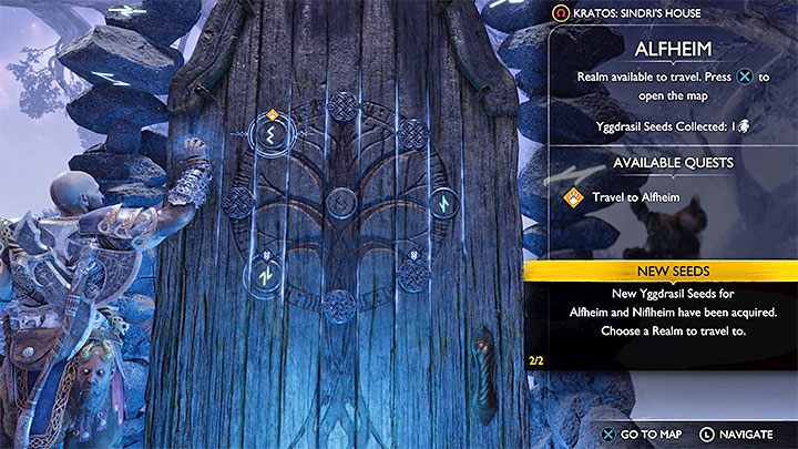 W God of War Ragnarok odwiedza się różne światy, przy czym domyślnie większość danej krainy jest zasłonięta przez mgłę - God of War Ragnarok: Porady na start - God of War Ragnarok - poradnik do gry