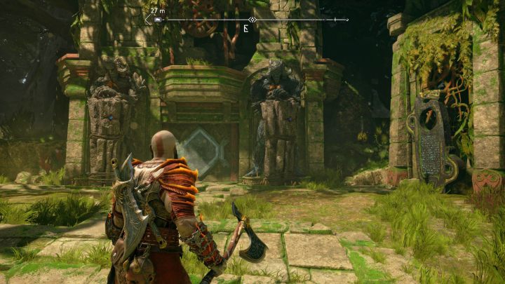 Trolle Golrab z Popiołów (Golrab of the Ashes) i Golrab Mroźny (Golrab of the Frost) są w Vanaheim, na ternie Ogrodu Noatuna (Noatuns Garden) - God of War Ragnarok: Jak używać Mistycznej Pamiątki (Mystical Heirloom)? - God of War Ragnarok - poradnik do gry
