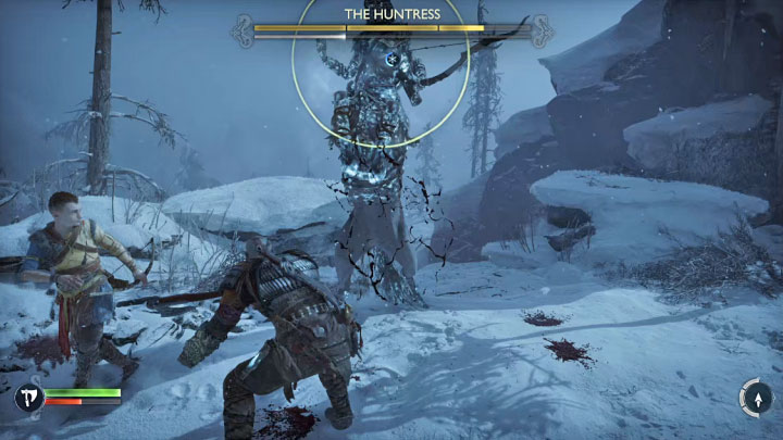 Pamiętajcie o unikaniu sygnalizowanych ataków bossa - God of War Ragnarok: Jak pokonać Łowczynię (The Huntress)? - God of War Ragnarok - poradnik do gry