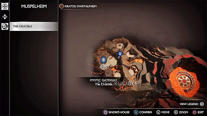 Powróćcie do dowolnej mistycznej bramy - God of War Ragnarok: Jak odblokować wyzwania Tygla (Crucible) w Muspelheim? - God of War Ragnarok - poradnik do gry