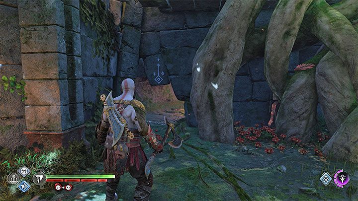 Legendarna skrzynia ukryta jest w ruinach w centralnej części regionu - God of War Ragnarok: Południowa dzicz (The Southern Wilds), Vanaheim - sekrety, znajdźki - God of War Ragnarok - poradnik do gry