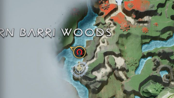1 - God of War Ragnarok: Zachodnie lasy Barri (Western Barri Woods), Vanaheim - sekrety, znajdźki - God of War Ragnarok - poradnik do gry
