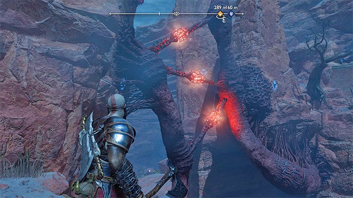 Czerwone połączenia zaczniecie napotykać począwszy od Alfheim - God of War Ragnarok: Jak przerywać czerwone połączenia w Alfheim? - God of War Ragnarok - poradnik do gry