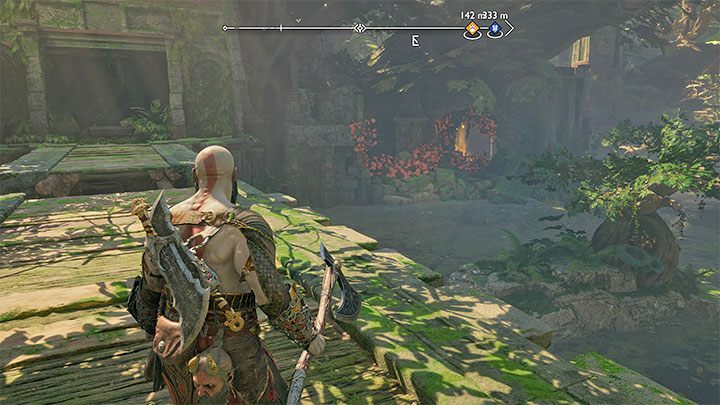 Musicie zbliżyć się do Ogrodu Noatun od strony Delty rzecznej, tzn - God of War Ragnarok: Ogród Noatun (Noatun Garden), Vanaheim - sekrety, znajdźki - God of War Ragnarok - poradnik do gry