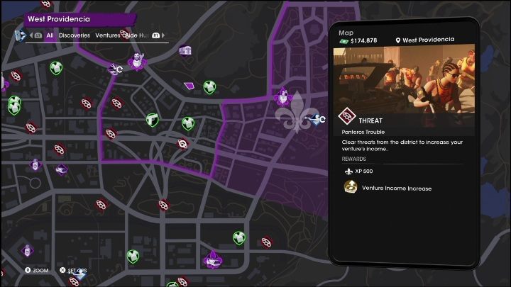 Lokacja: Południowa część lokacji - Saints Row 2022: Zagrożenia (Zachodnia Providencia) - lista i opis aktywności - Saints Row - poradnik do gry