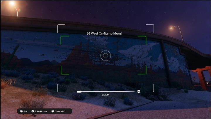 Aby dostać 450 XP wystarczy zjechać z głównej trasy i odnaleźć mural narysowany na brzegu mostu - Saints Row 2022: Odkrycia (Mercado) - lista i opisy aktywności - Saints Row - poradnik do gry