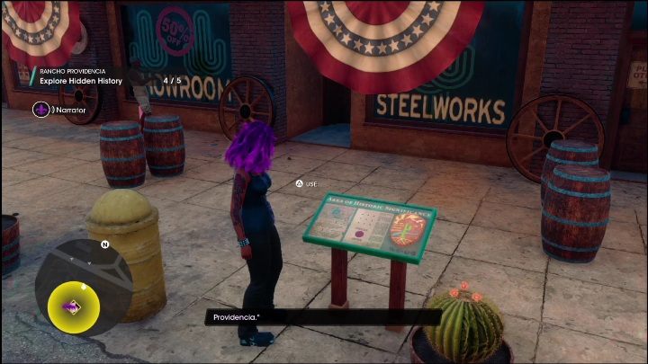 Ostatni punkt znajdziecie pod białymi parasolami, pod którymi można schować się w upalny dzień - Saints Row 2022: Odkrycia (Zachodnia Providencia) - lista i opisy aktywności - Saints Row - poradnik do gry