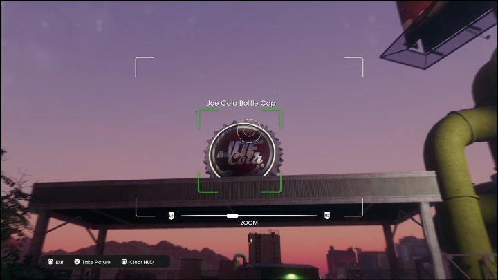 Aby otrzymać wyznaczoną nagrodę musicie zrobić zdjęcie symbolu znajdującego się na dachu metalowego obiektu - Saints Row 2022: Odkrycia (Zachodnie Smelterville) - lista i opisy aktywności - Saints Row - poradnik do gry