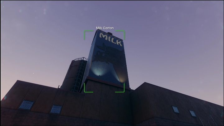 Obiekt, który musicie sfotografować to mural przedstawiający duży karton mleka - Saints Row 2022: Odkrycia (Zachodnie Smelterville) - lista i opisy aktywności - Saints Row - poradnik do gry