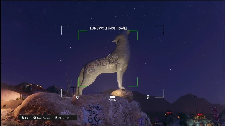 Punkt szybkiej podróży znajduje się zaraz przy drodze 66, w centralnej części lokacji Południowe Pustkowia - Saints Row 2022: Odkrycia (Południowe Pustkowia) - lista i opisy aktywności - Saints Row - poradnik do gry