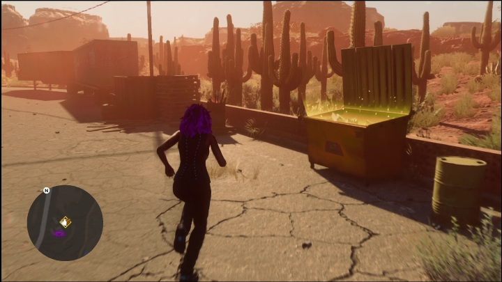 Aby zaliczyć tę aktywność musicie jedynie przeszukać świecący się na złoto śmietnik - Saints Row 2022: Odkrycia (Północna pustynia Rojas) - lista i opisy aktywności - Saints Row - poradnik do gry