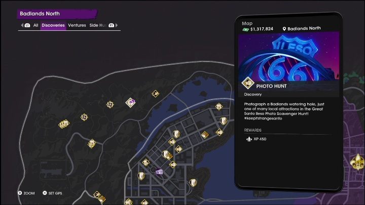 Aktywność znajduje się w południowej centralnej części dzielnicy, niedaleko stacji meteorologicznej - Saints Row 2022: Odkrycia (Północne Pustkowia) - lista i opisy aktywności - Saints Row - poradnik do gry