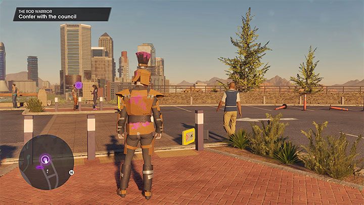 Eli czeka na Was przy punkcie widokowym w dzielnicy Monte Vista - Saints Row 2022: Jeździec biesa (The Rod Warrior) - solucja, opis przejścia - Saints Row - poradnik do gry