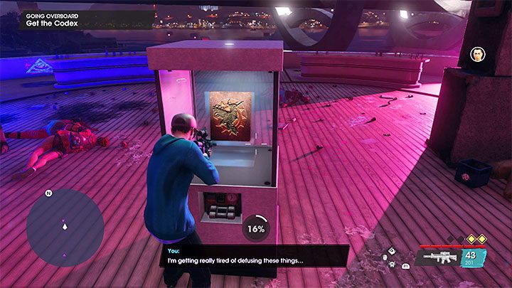 Na jachcie musicie kierować się w stronę kolejnych znaczników (ogólna trasa przemarszu jest odgórnie narzucona) i pokonywać licznych wartowników - Saints Row 2022: Wszyscy na pokład (Going Overboard) - solucja, opis przejścia - Saints Row - poradnik do gry