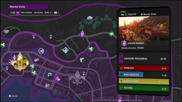 Nagrody za wykonanie aktywności pobocznej Jazda ze strzelbą - Saints Row 2022: Skoki na boku (Monte Vista) - lista i opisy aktywności - Saints Row - poradnik do gry