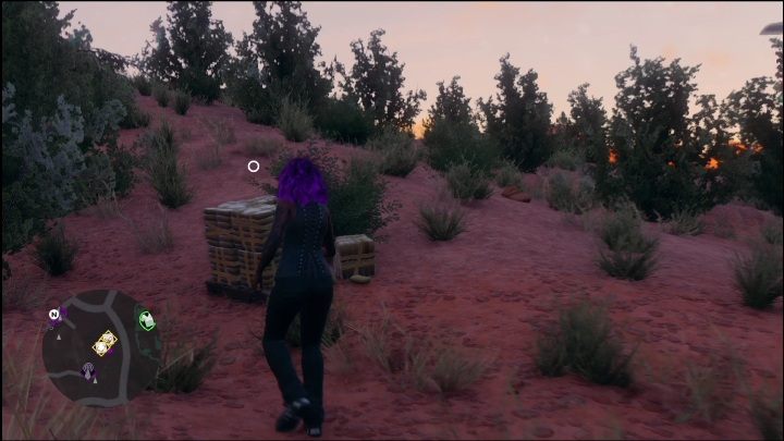 3 palety z narkotykami znajdują się w centralnej części lokacji - Saints Row 2022: Odkrycia (Monte Vista) - lista i opisy aktywności - Saints Row - poradnik do gry