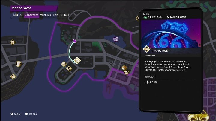 Ta aktywność znajduje się w południowo zachodniej części dzielnicy, na otwartym placu - Saints Row 2022: Odkrycia (Zachodnia Marina) - lista i opisy aktywności - Saints Row - poradnik do gry