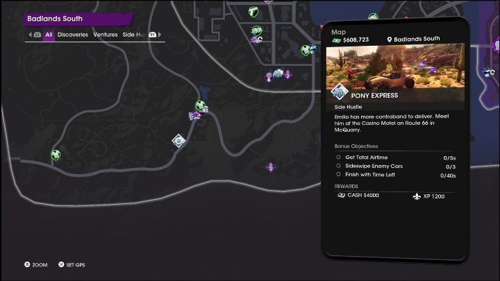Nagroda - Saints Row 2022: Skoki na boku (Południowe Pustkowia) - lista i opisy aktywności - Saints Row - poradnik do gry