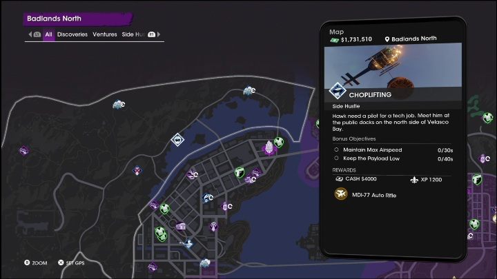 Nagrody za wykonanie aktywności pobocznej Podnoszenie ciężarów - Saints Row 2022: Skoki na boku (Południowe Pustkowia) - lista i opisy aktywności - Saints Row - poradnik do gry