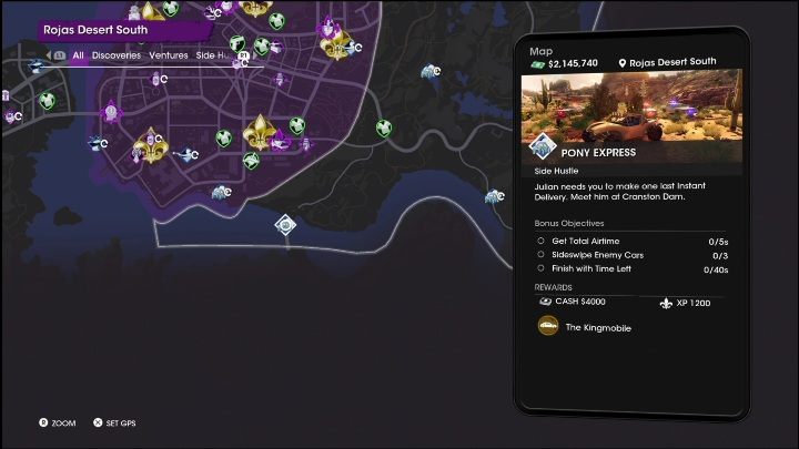 Nagroda - Saints Row 2022: Skoki na boku (Południowa pustynia Rojas) - lista i opisy aktywności - Saints Row - poradnik do gry