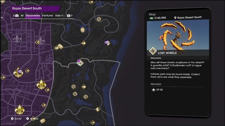 1 - Saints Row 2022: Odkrycia (Południowa pustynia Rojas) - lista i opisy aktywności - Saints Row - poradnik do gry