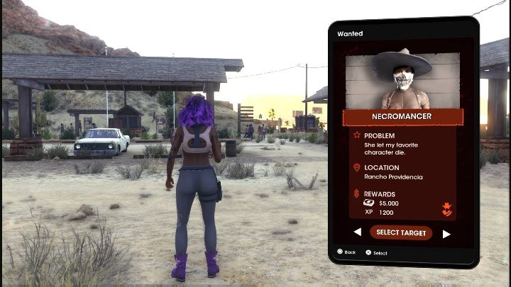 Rozpoczniecie zadanie wchodząc w aplikację Wanted i wybierając postać Necromancer - Saints Row 2022: Necromancer - jak wykonać? - Saints Row - poradnik do gry
