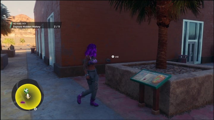 Ostatni element znajduje się przy murze, zaraz przy tablicy startowej - Saints Row 2022: Odkrycia (El Dorado) - lista i opisy aktywności - Saints Row - poradnik do gry