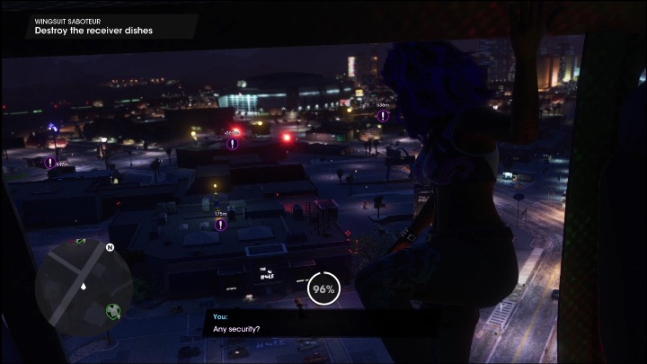 W południowo wschodniej części lokacji dostępny jest zleceniodawca, który aktywuje misję Sabotaż w kombinezonie - Saints Row 2022: Skoki na boku (Wschodnie Flats) - lista i opisy aktywności - Saints Row - poradnik do gry