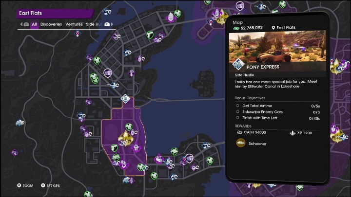 Nagroda - Saints Row 2022: Skoki na boku (Południowe Lakeshore) - lista i opisy aktywności - Saints Row - poradnik do gry